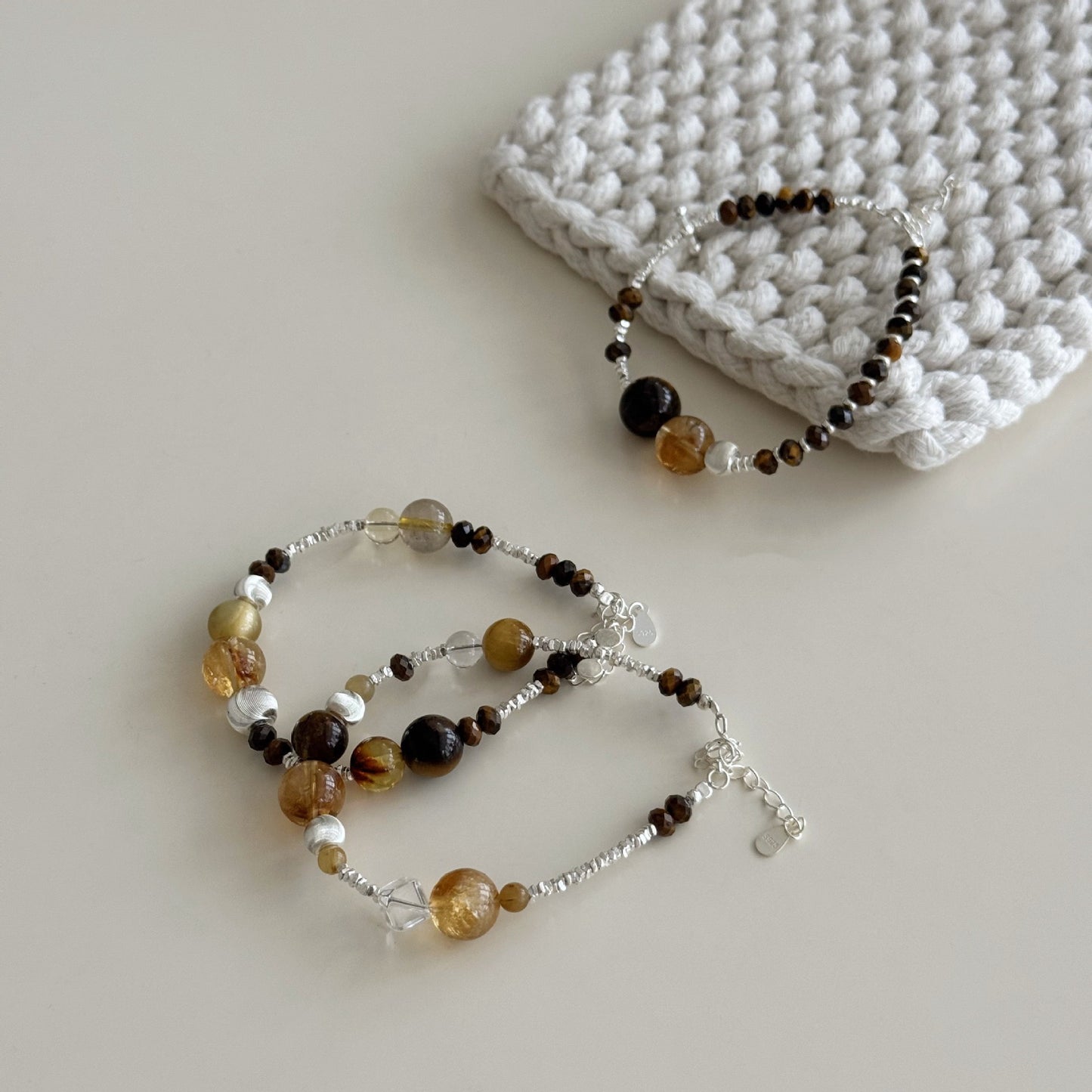 Courage Source - Tiger's Eye Bracelet Set of 3