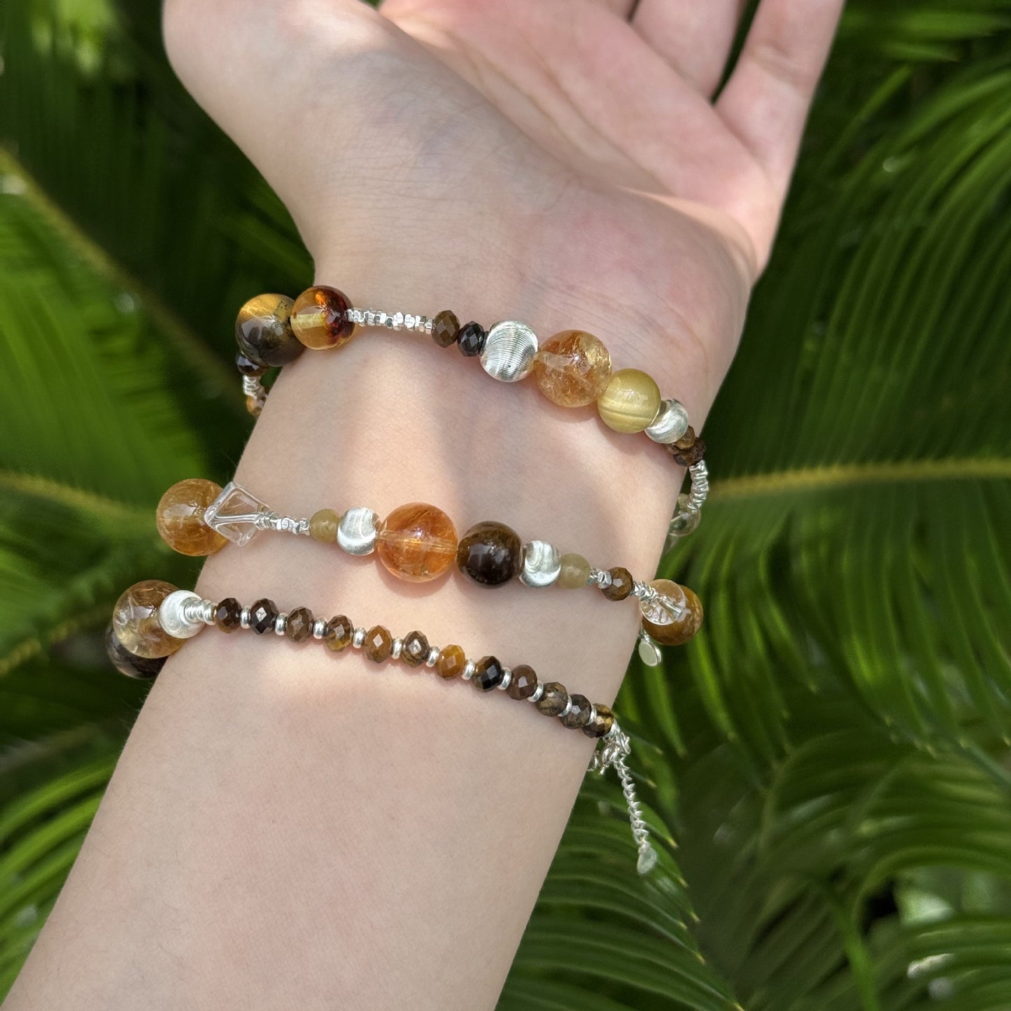 Courage Source - Tiger's Eye Bracelet Set of 3